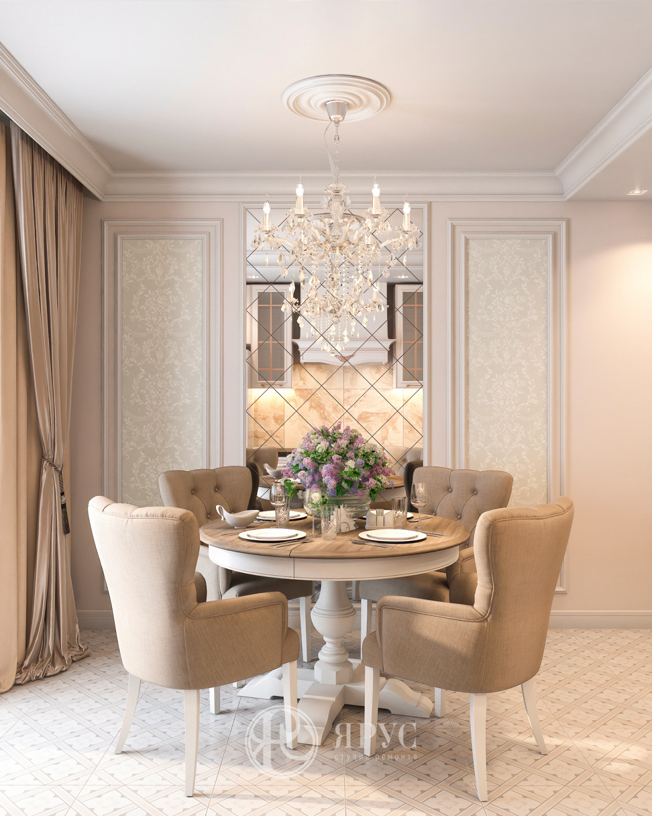 Дизайн интерьера двухкомнатной квартиры