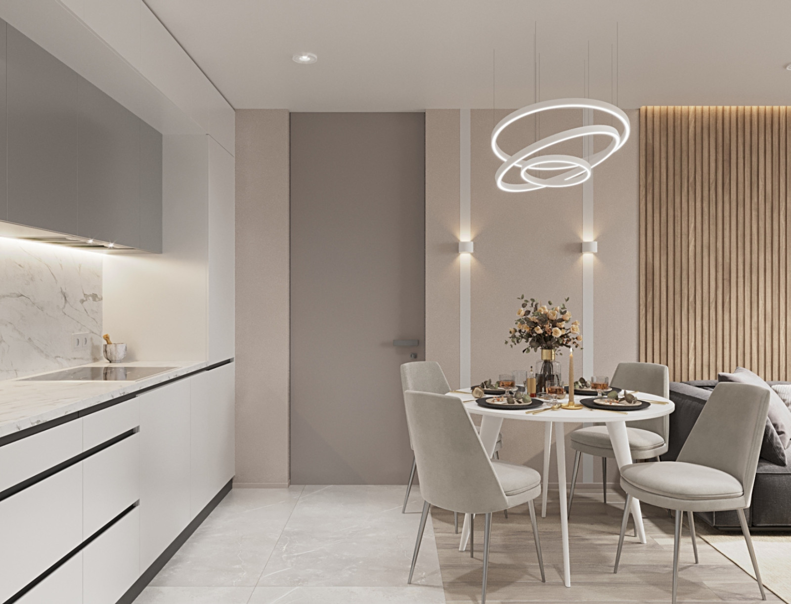 № 54 ДИЗАЙН КВАРТИРЫ 59.3 КВ.М