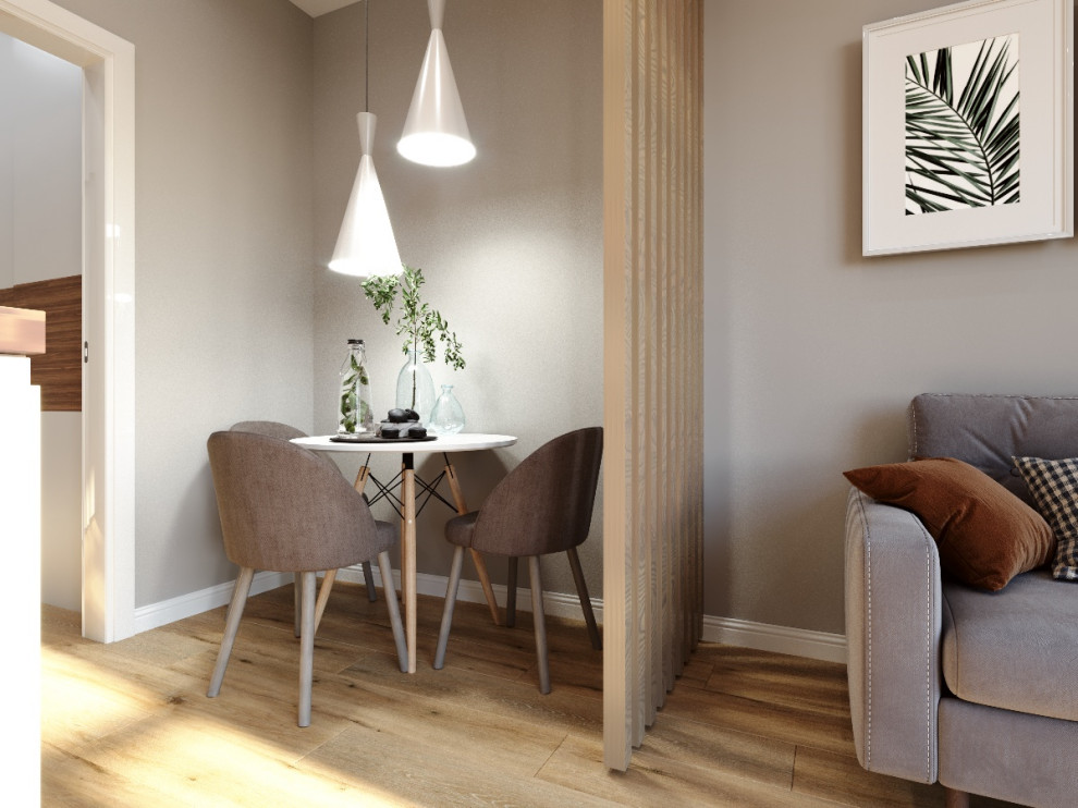 Дизайн студии 26 кв.м