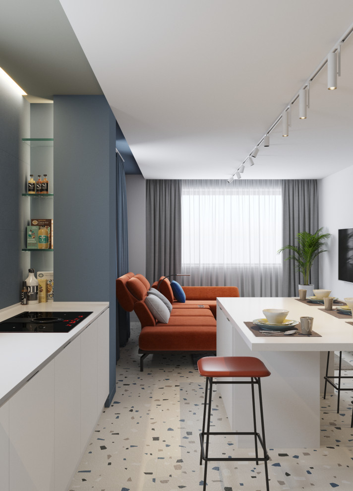 Терраццо(кухня-гостиная)