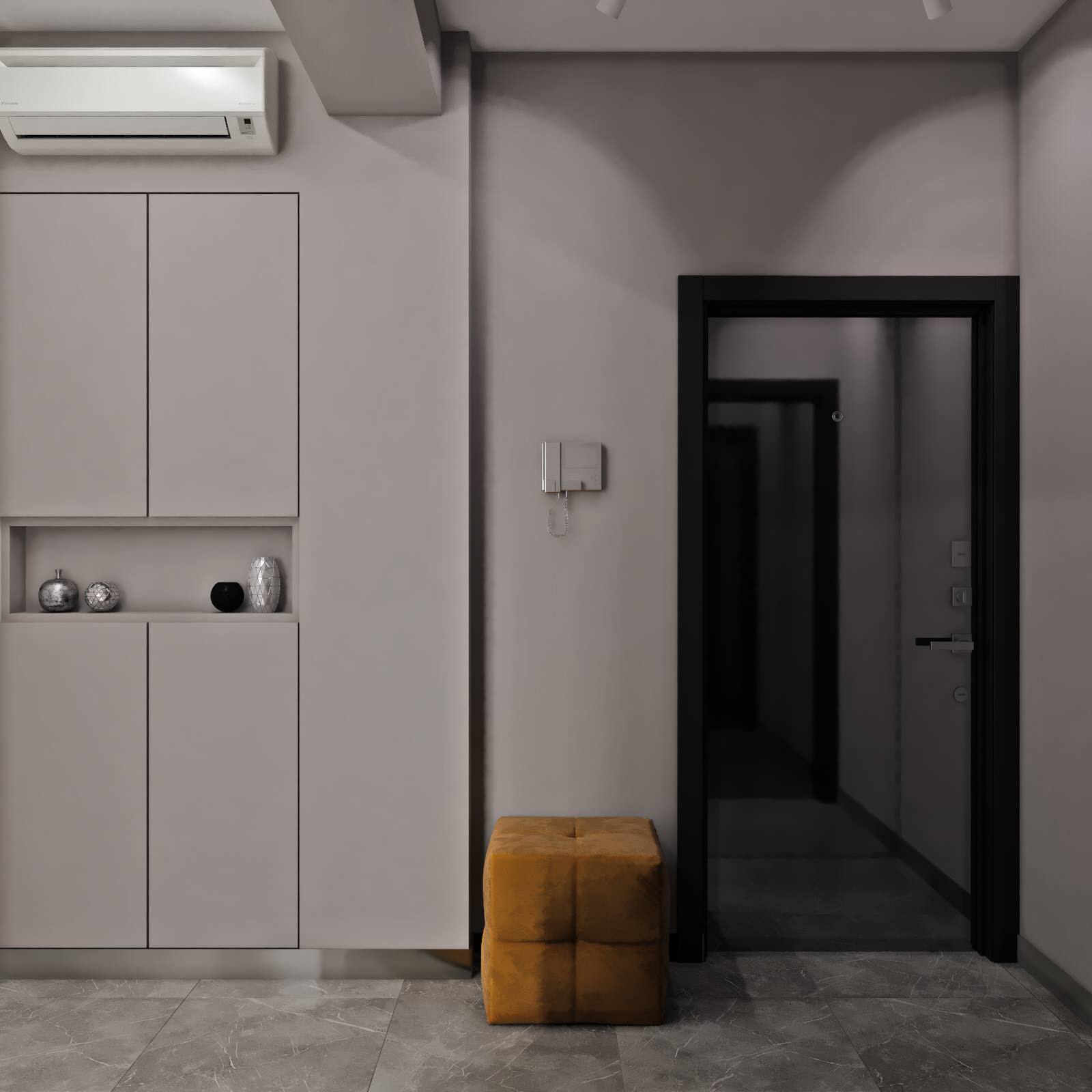 Дизайн квартиры-студии 44 кв.м.в г.Москва ЖК Monodom