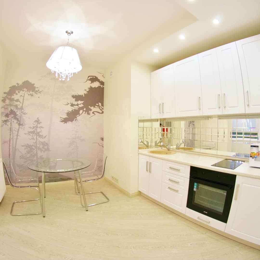 Квартира в теплых тонах