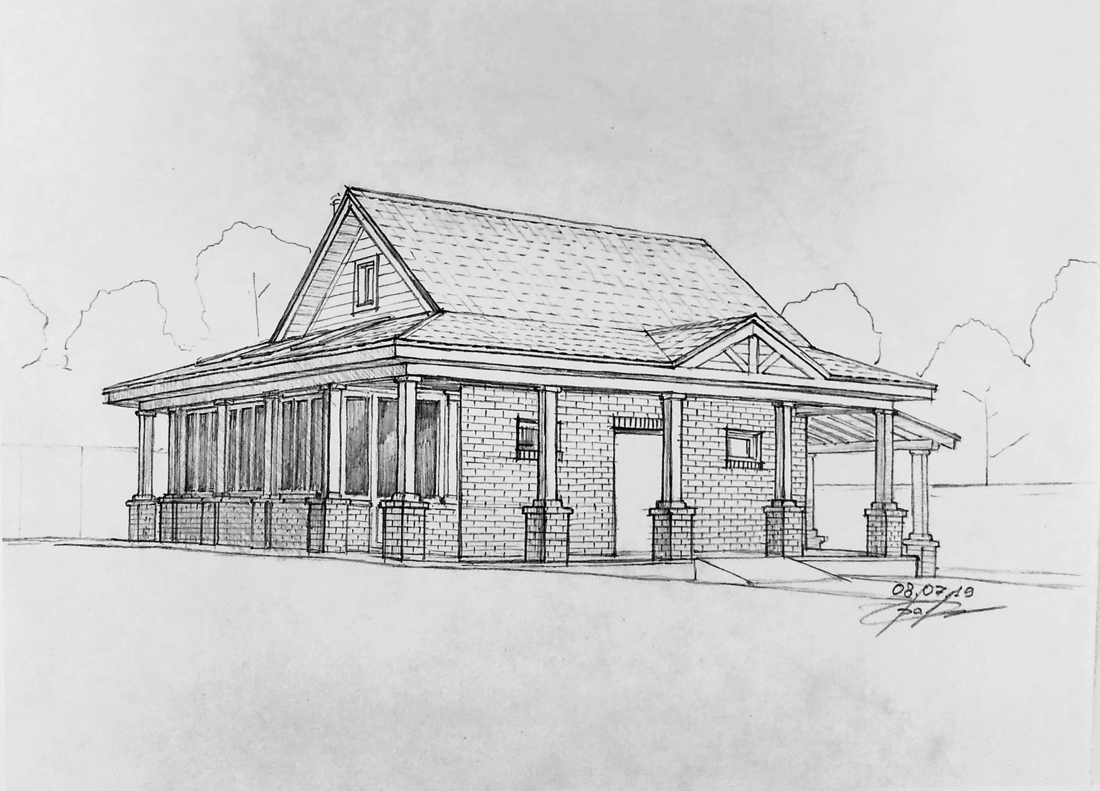 Эскизы. Ручная графика