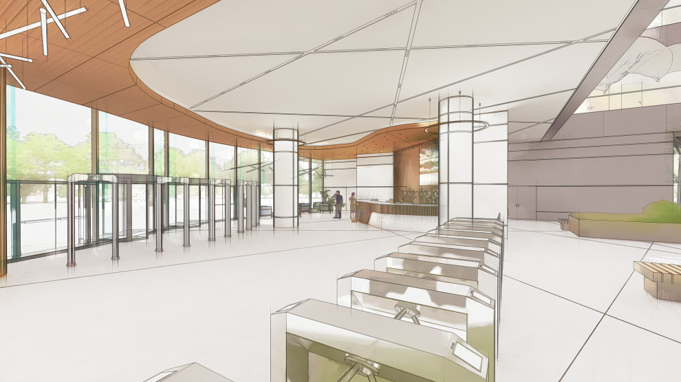 Концепция интерьеров офиса телекомпании НТВ