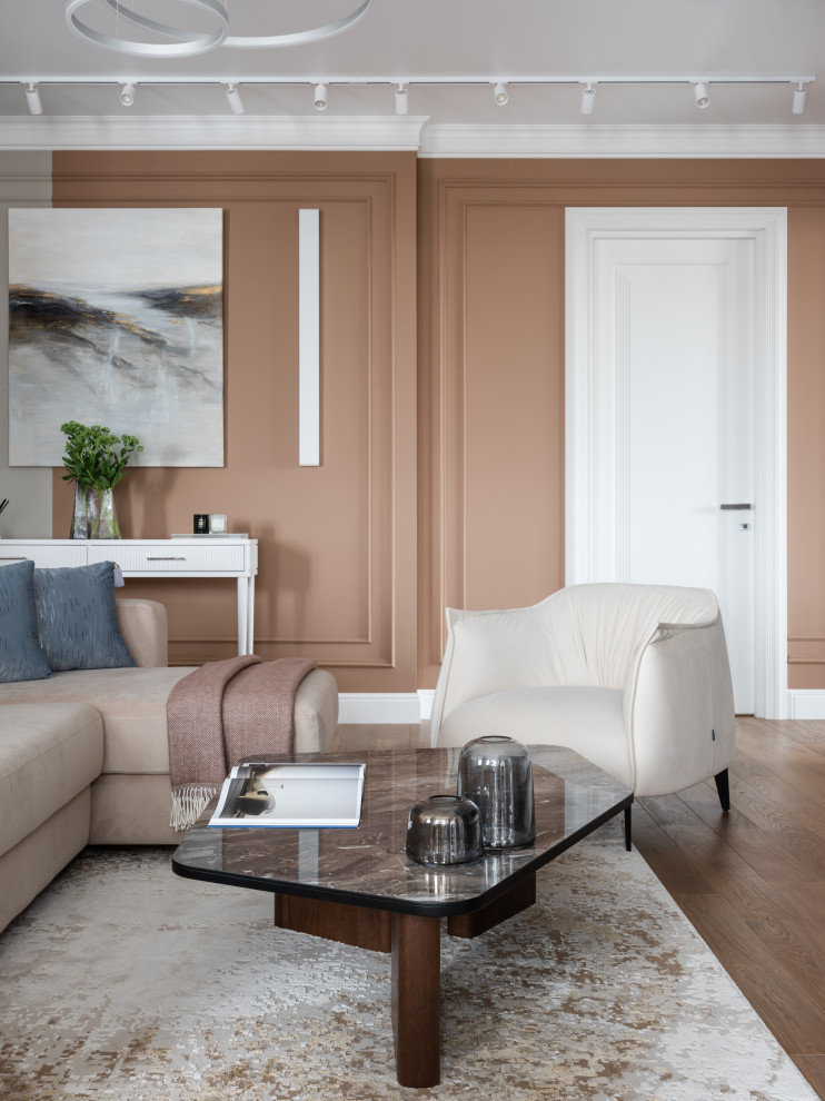 Реализация квартиры в стиле современная классика для семейной пары с ребенком