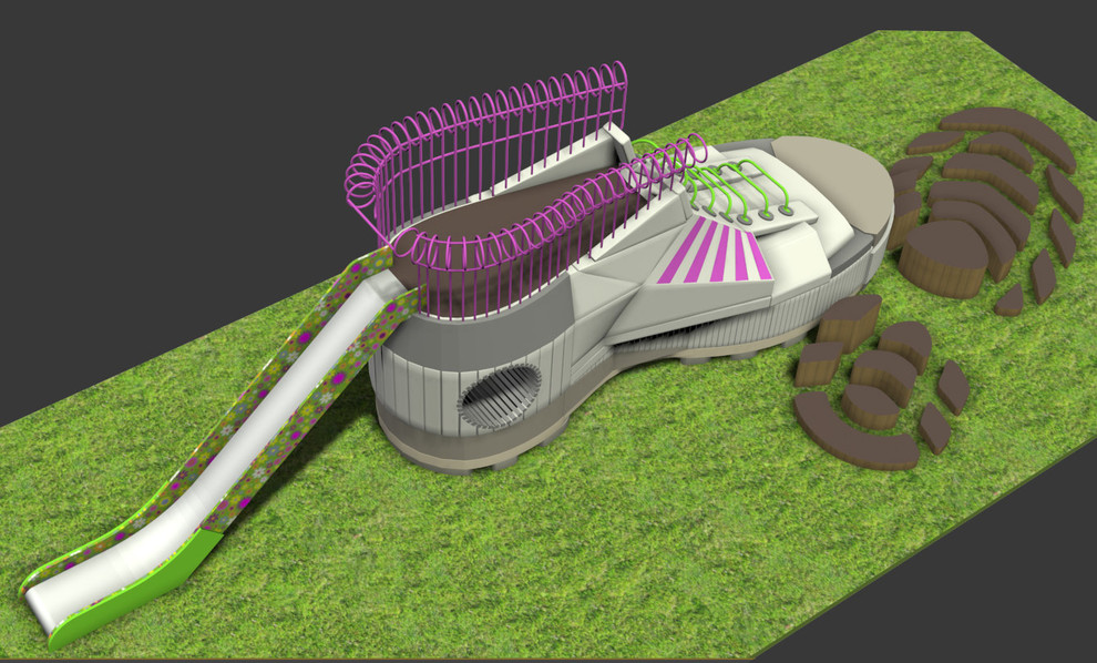 Детская игровая площадка «Кроссовок» (мод.30066)