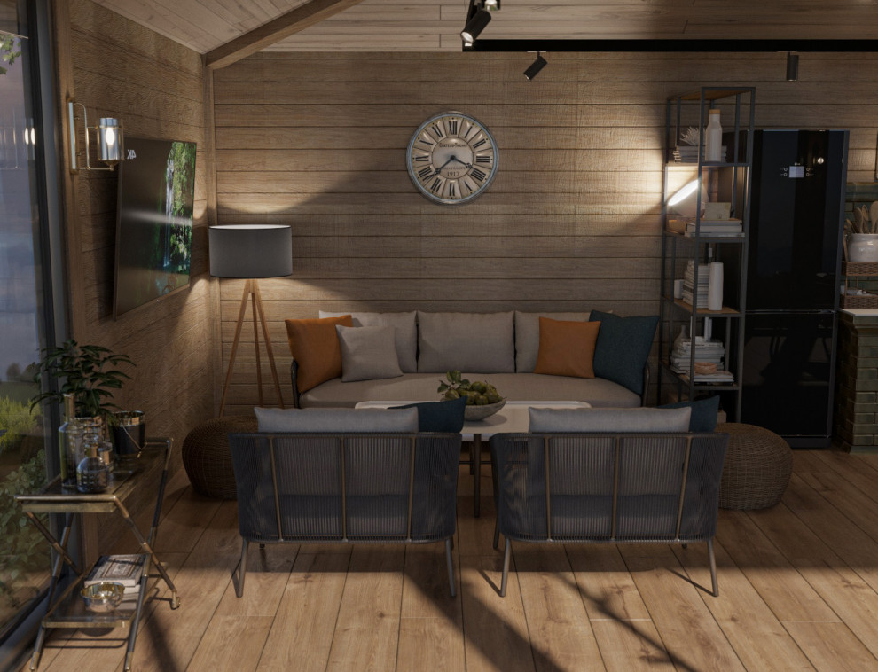 Беседка в продолжении проекта дома по Васту