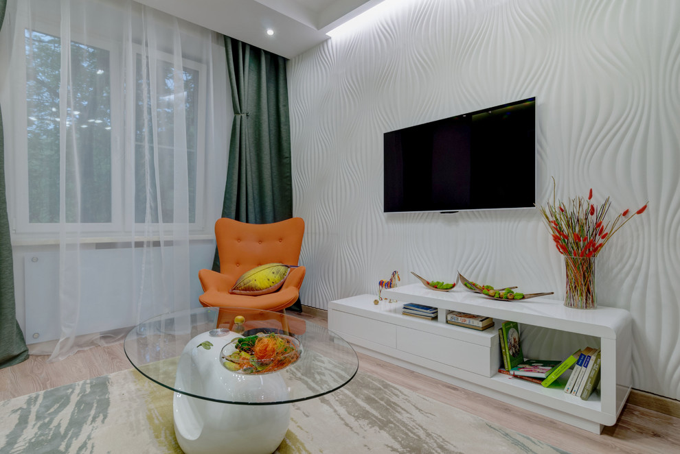 "Акварельная драма" - квартира с яркой индивидуальностью