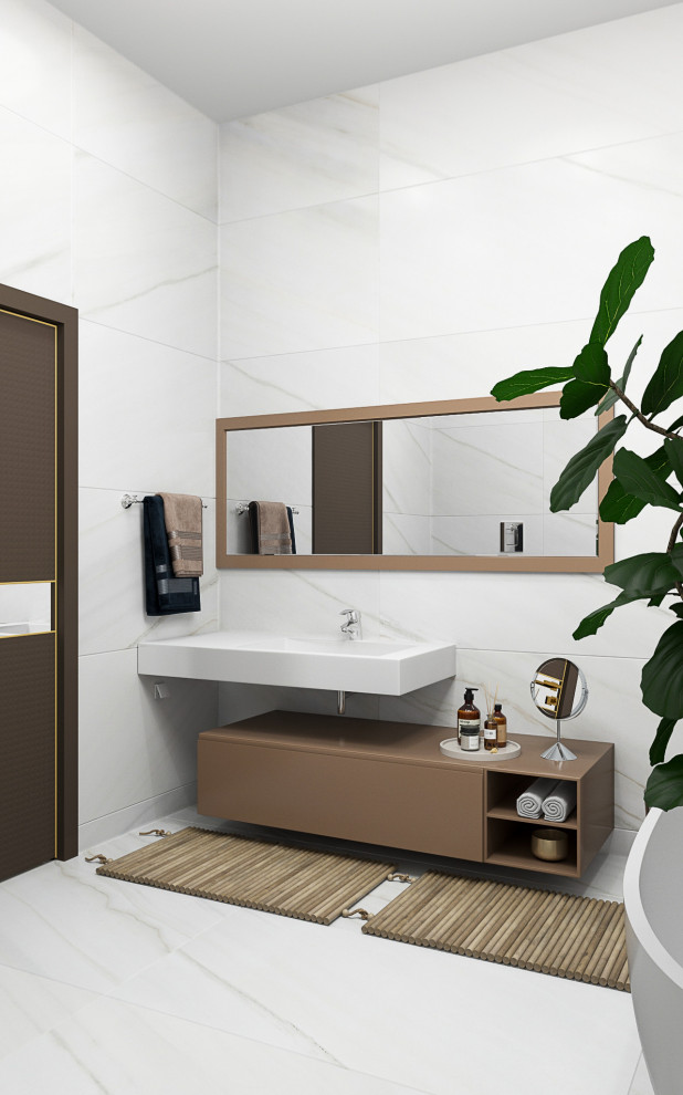 Ванная комната в стиле эколюкс