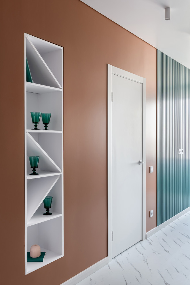 Кораллово-бирюзовый