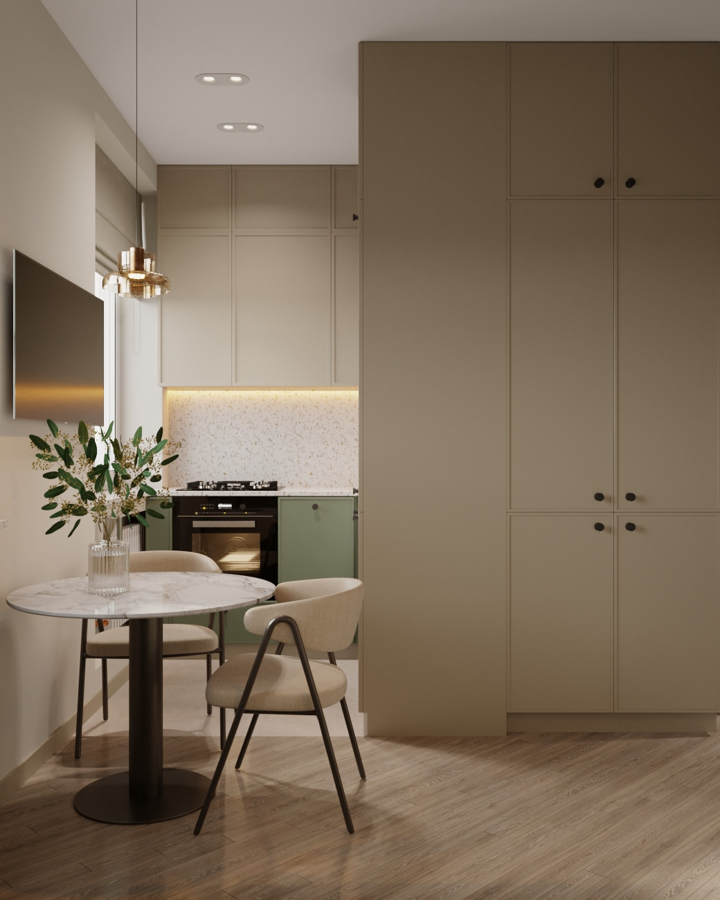 Обложка проекта: Современный дизайн-проект в пастельных тонах