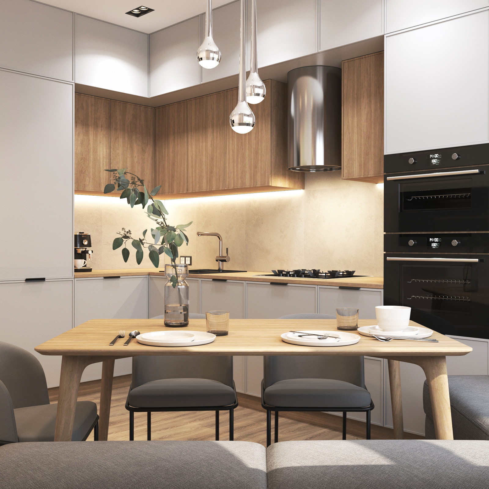 Дизайн-проект квартиры 76 кв.м, г.Тверь, ул.Московская