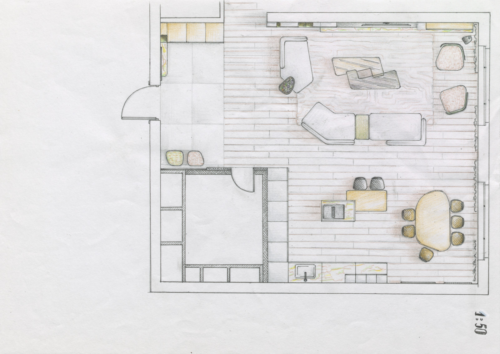 Secret Place. Эскизный проект (ручная подача)