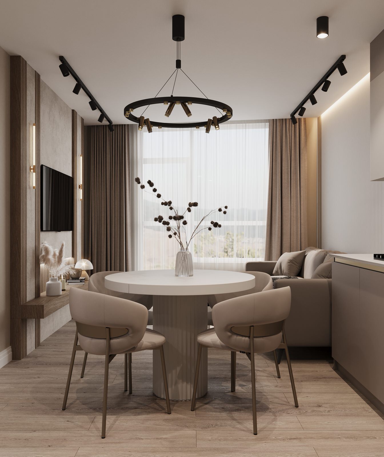 Обложка проекта: кухня-гостиная г ульяновск ул Защитников Отечества