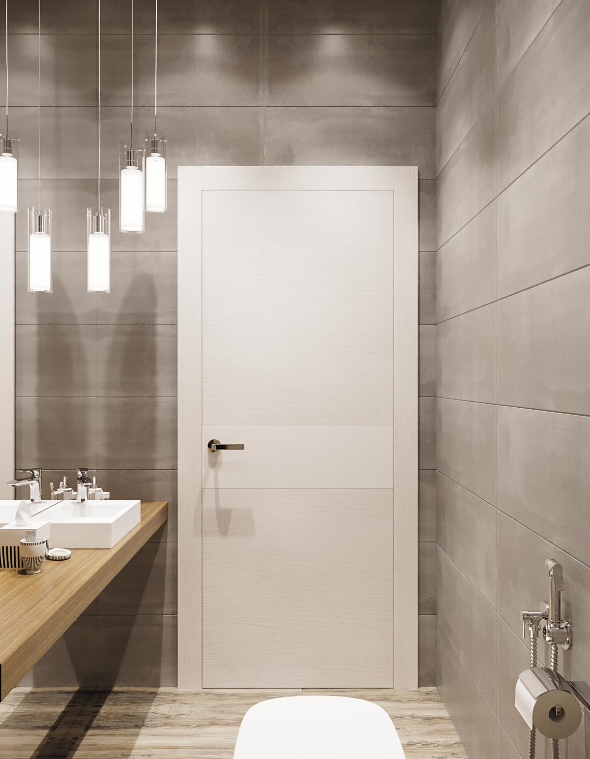 Женственный лофт в ЖК Триколор (визуализация)