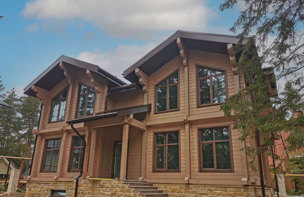 Обложка проекта: Дом из бруса в КП Европейский