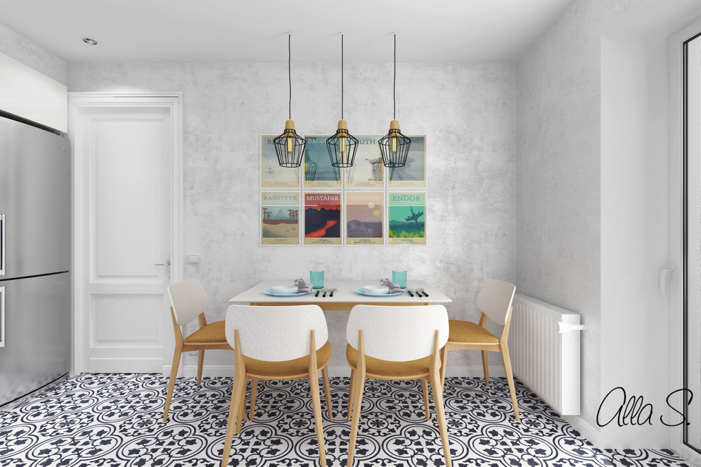 Кухня белая