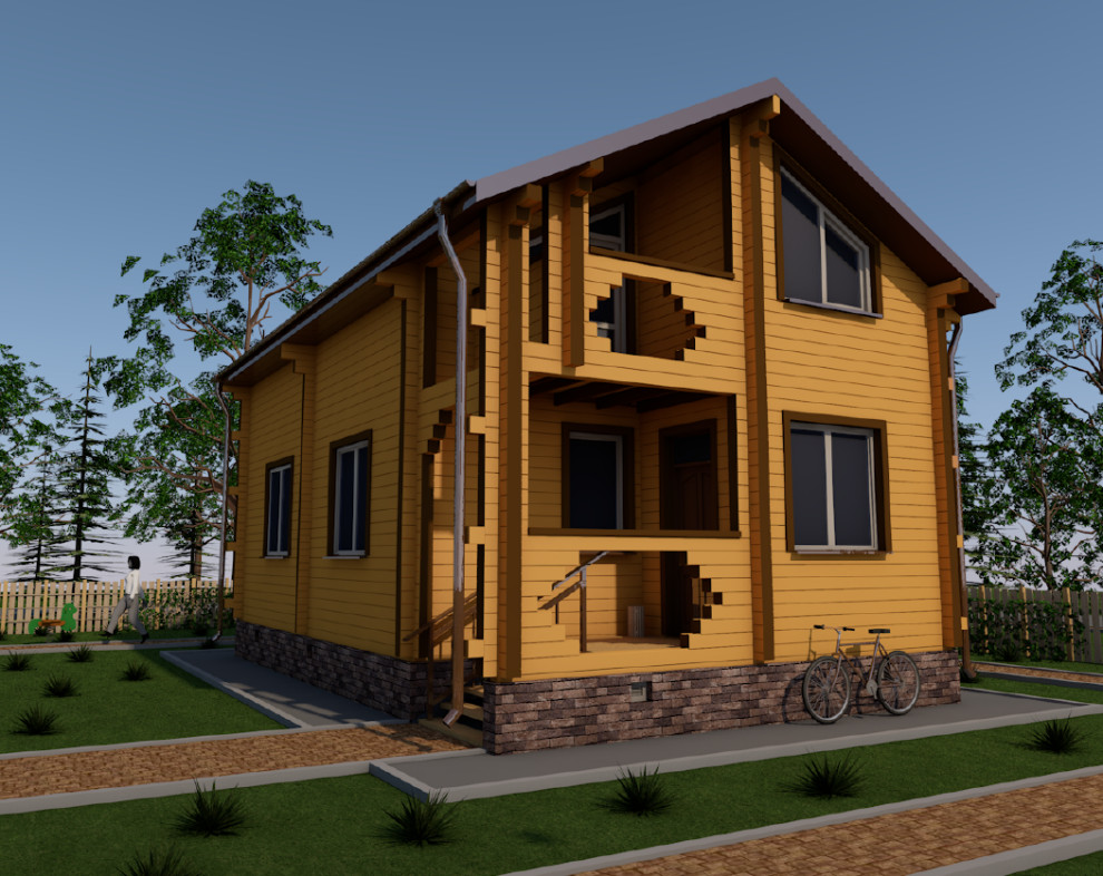 Архитектурные проекты малоэтажных жилых зданий