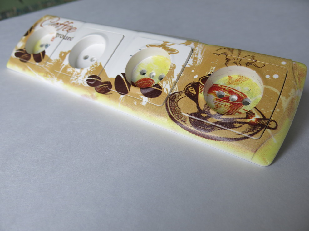 Электро фурнитура с рисунком