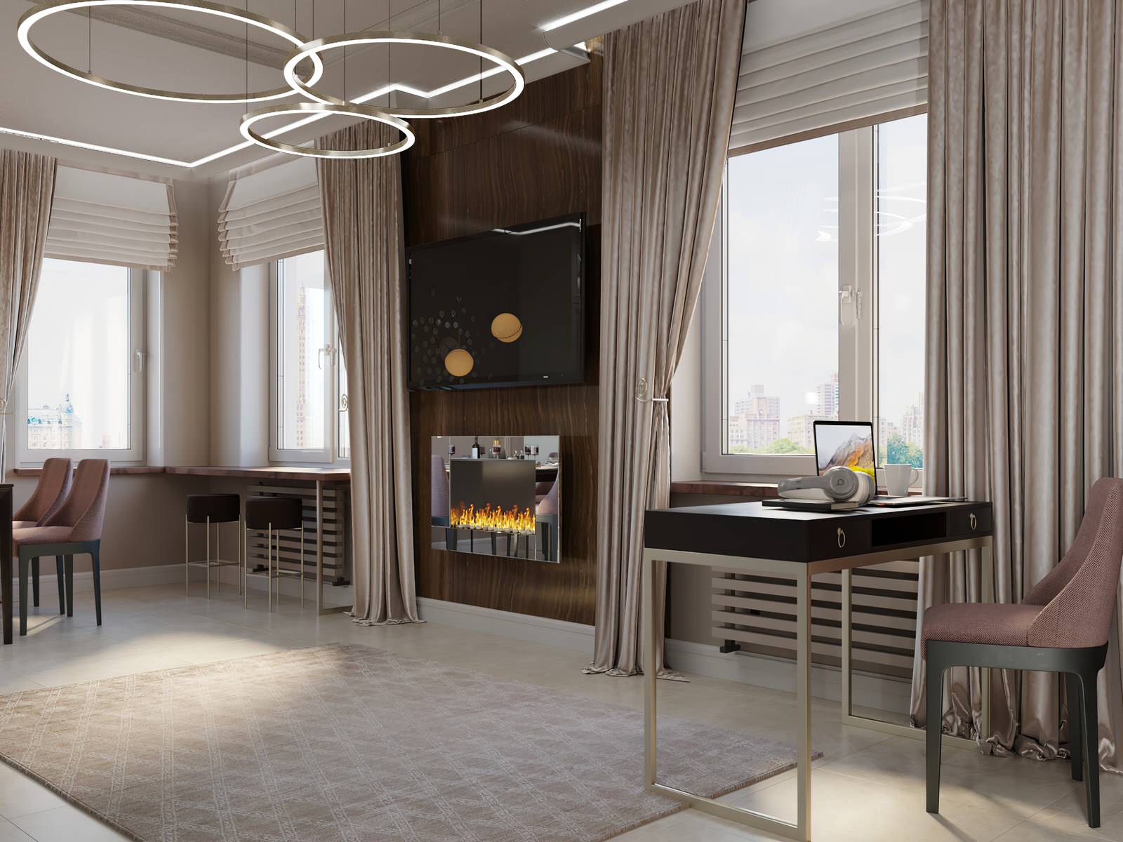 Дизайн квартиры в стиле неоклассика