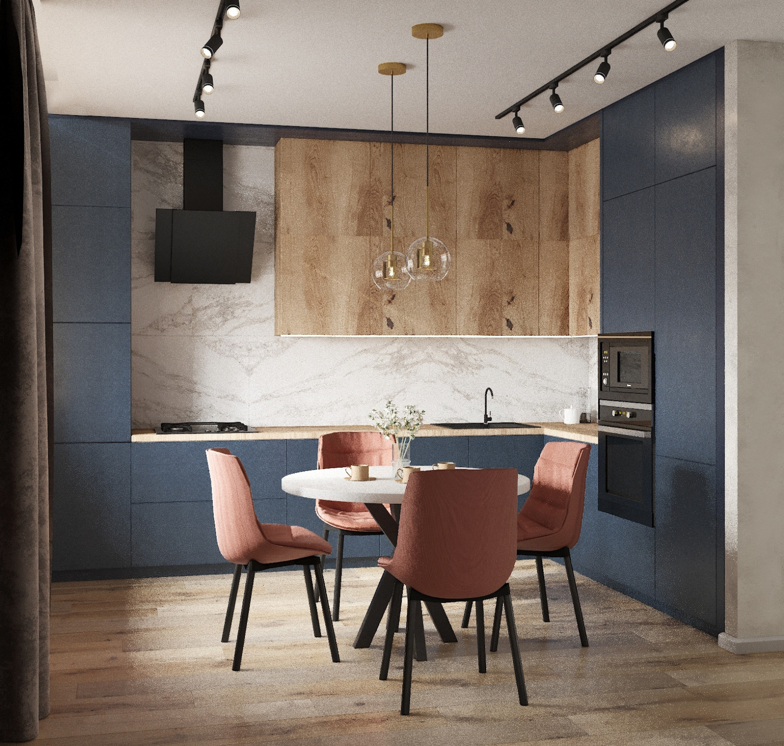 Обложка проекта: Квартира 73 кв.м. по ул. Свиридова, г. Липецк.