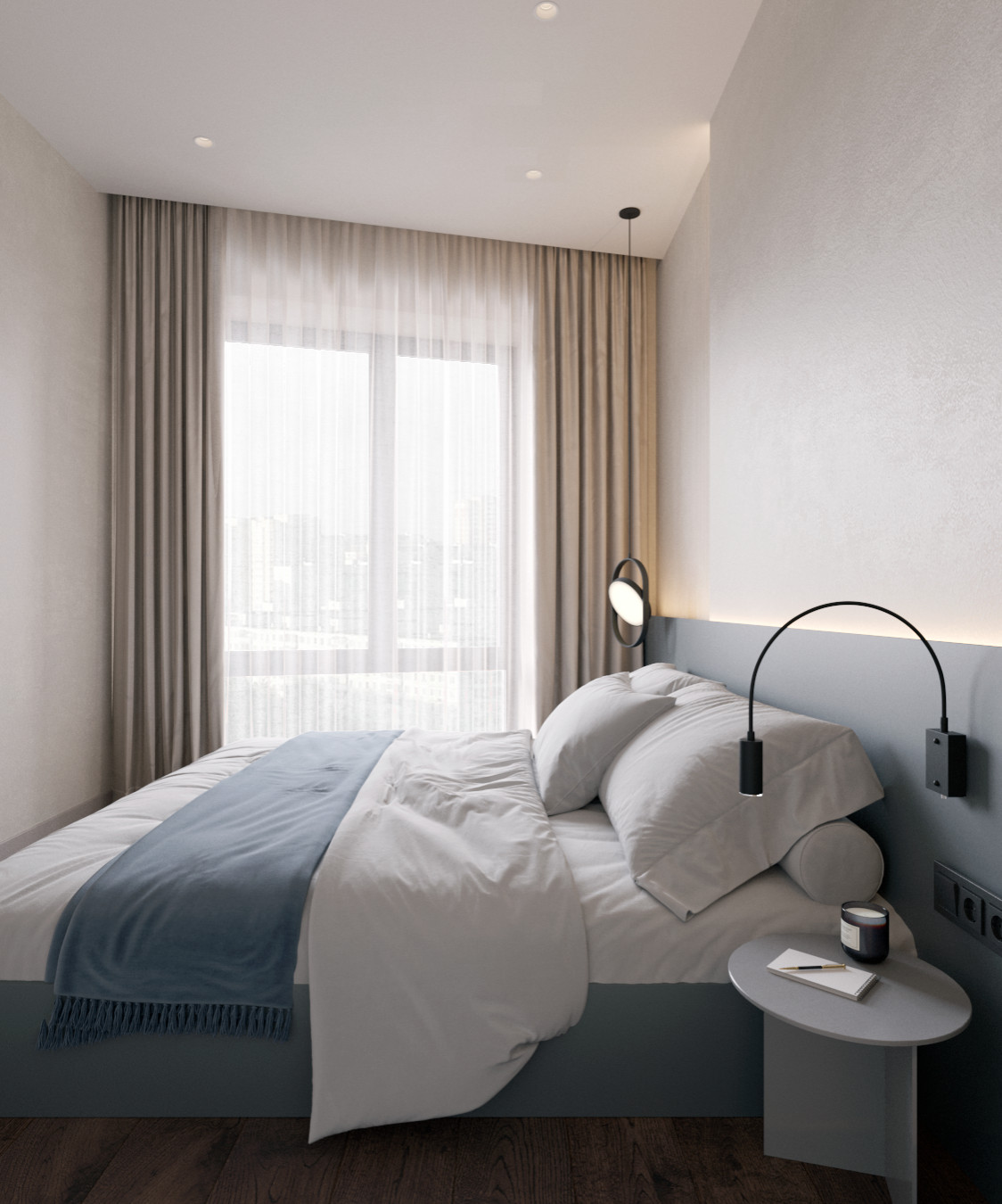 Квартира для девушки 32м2 в ЖК Wellton Towers