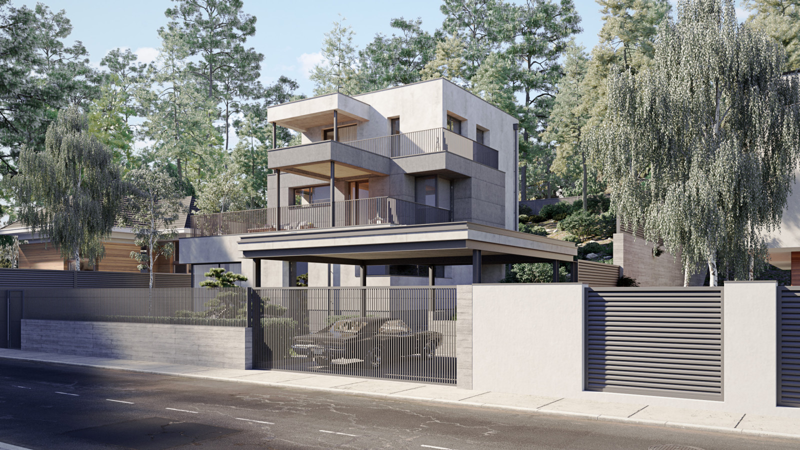 Дом в деревне Порошкино