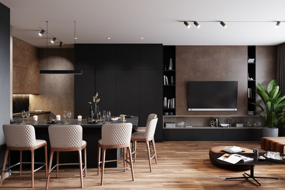 Квартира 148 кв.м. в современном стиле в ЖК Вавилова 4.