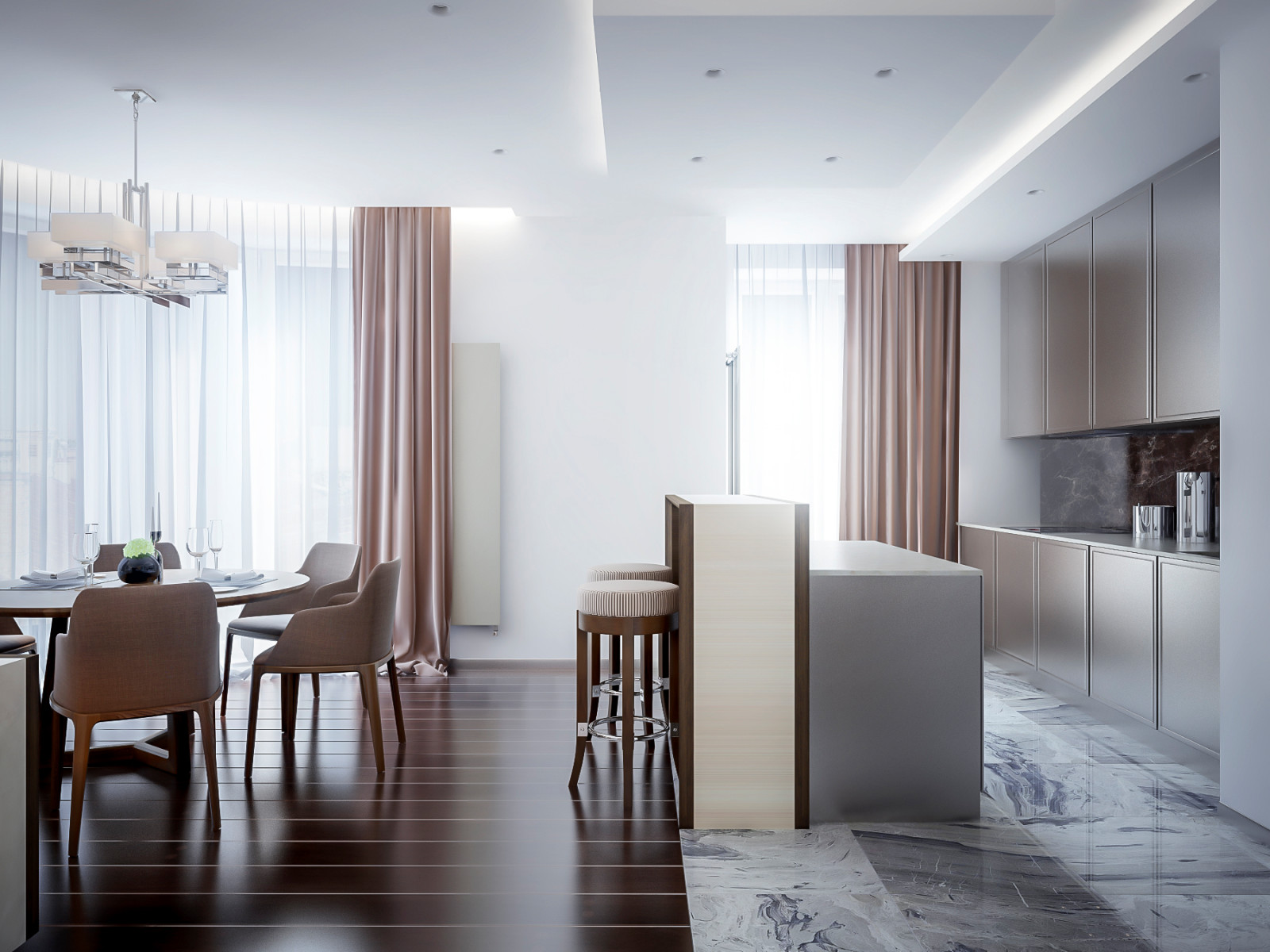 Квартира 145 м² в ЖК «Парадный Квартал»