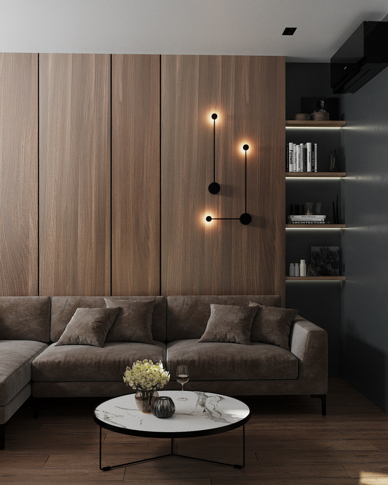 Проект Квартиры в современном стиле ЖК Петровская Коса