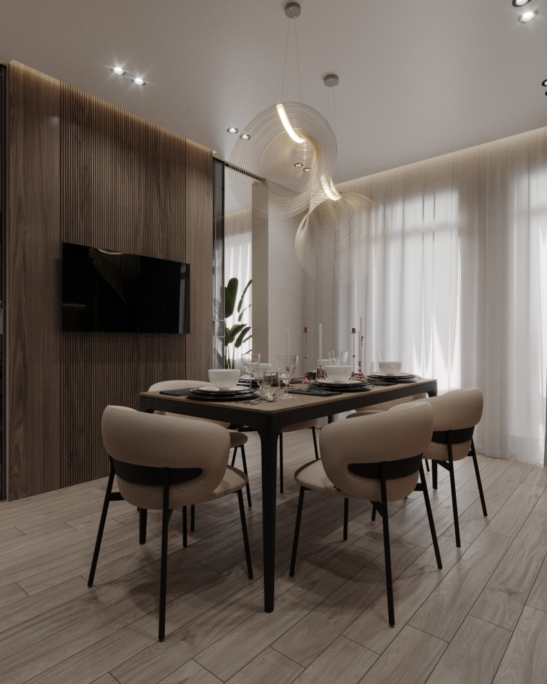 Двухкомнатная квартира с современным дизайном