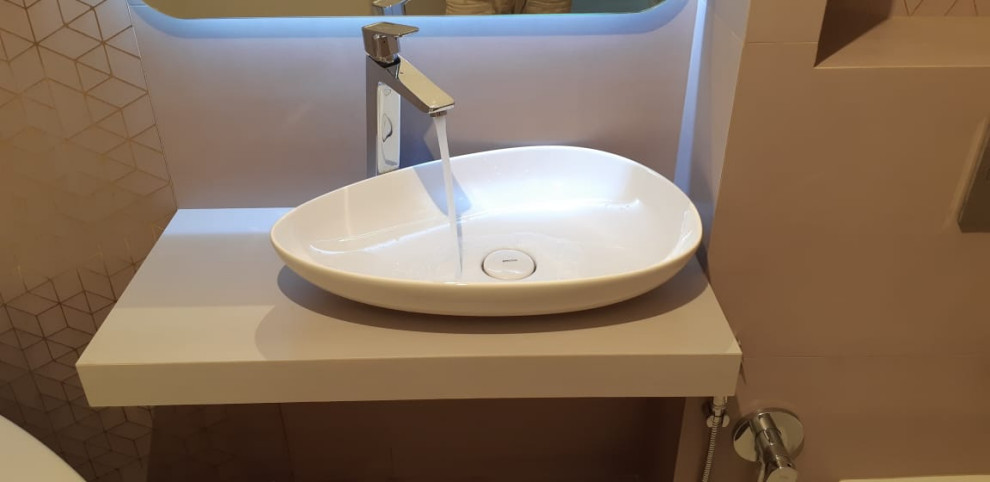 Спасённая ванная после 3их не умельцев .