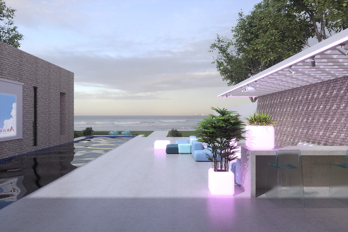 Дизайн дома у моря на Кипре