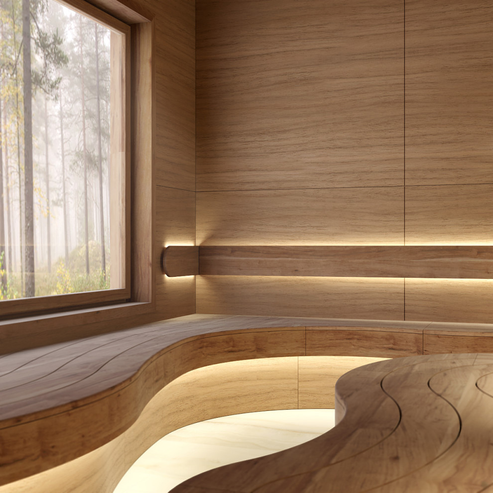 Дизайн-проект сауны "Сказочный лес"