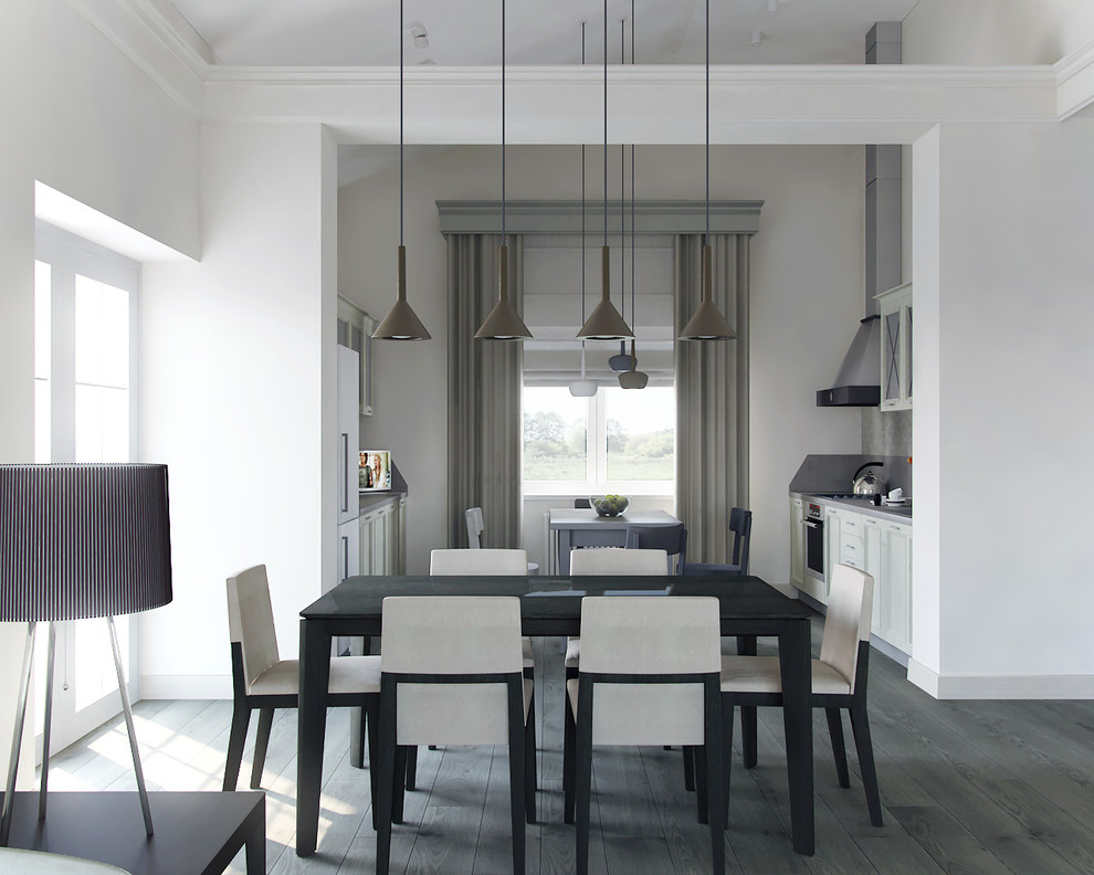 Интерьер частного дома в Московской области.