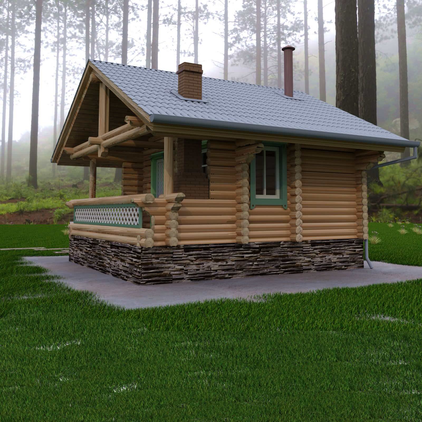 Проект бани в Иркутском районе