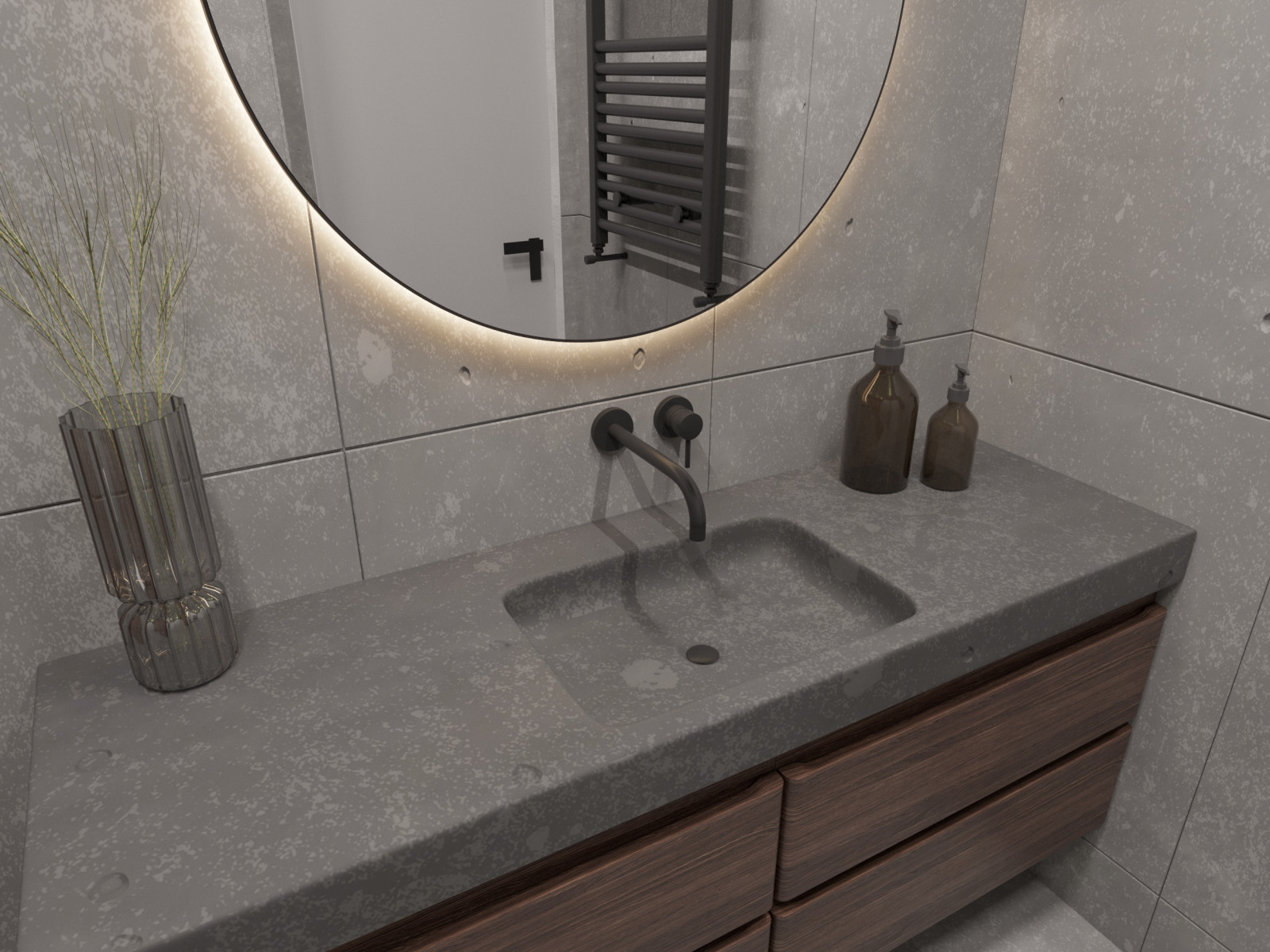 Современный интерьер двухуровневой квартиры 2