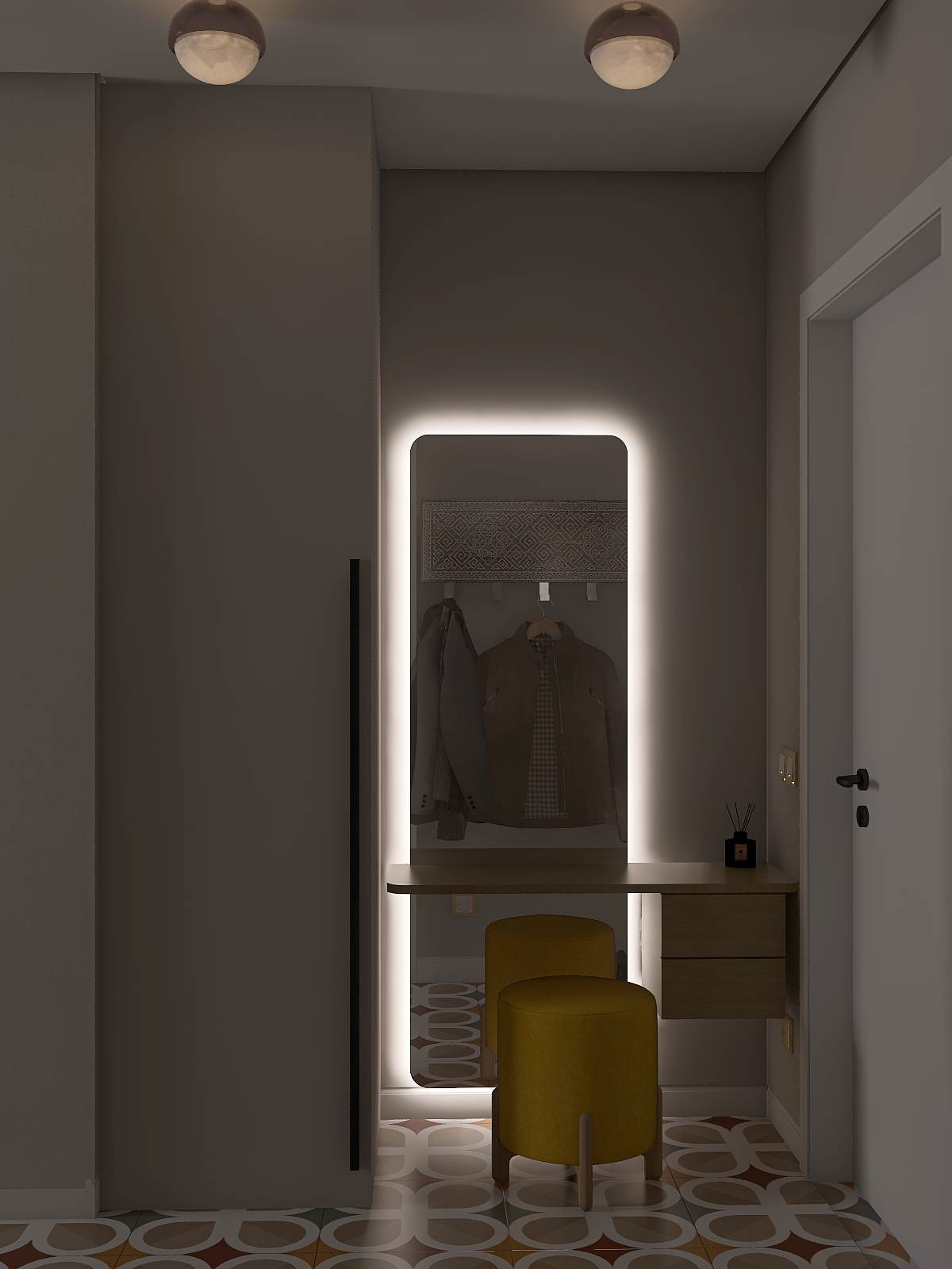 Дизайн-проект квартиры, 45 м2