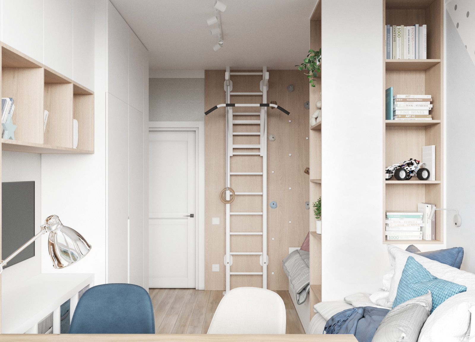 Проект квартиры в современном стиле в ЖК Скандинавия