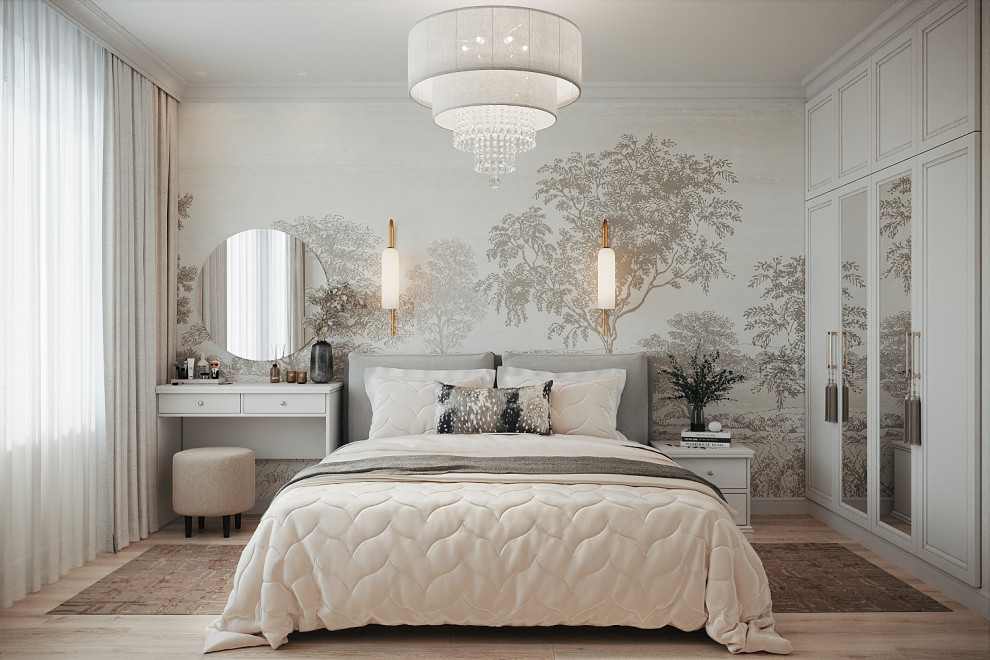 Спальня в современной классике