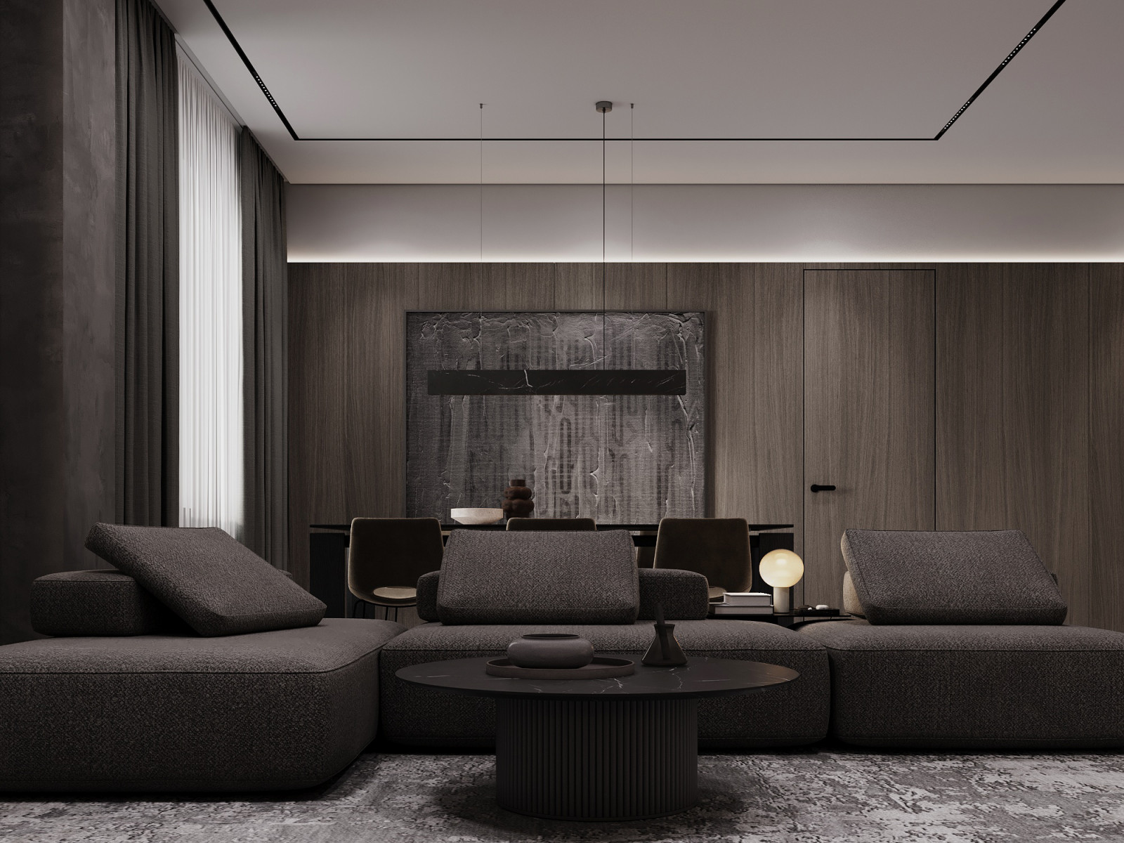 Обложка проекта: Квартира в центре Москвы 90 кв.м.