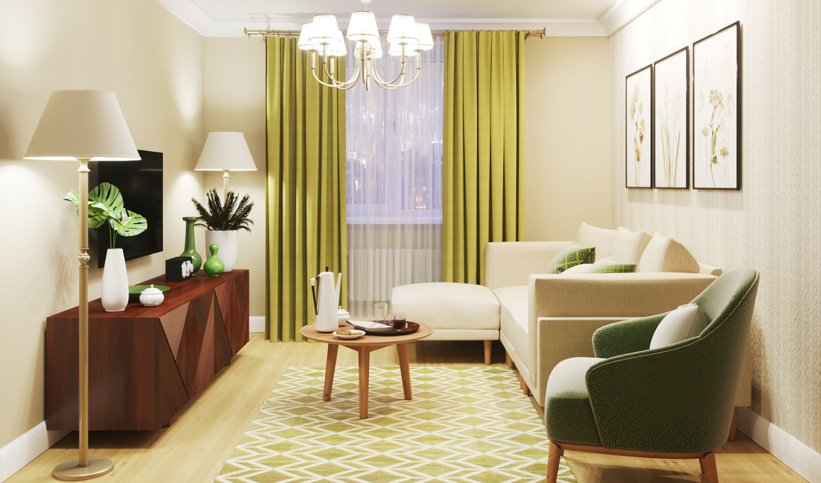 Обложка проекта: Гостиная