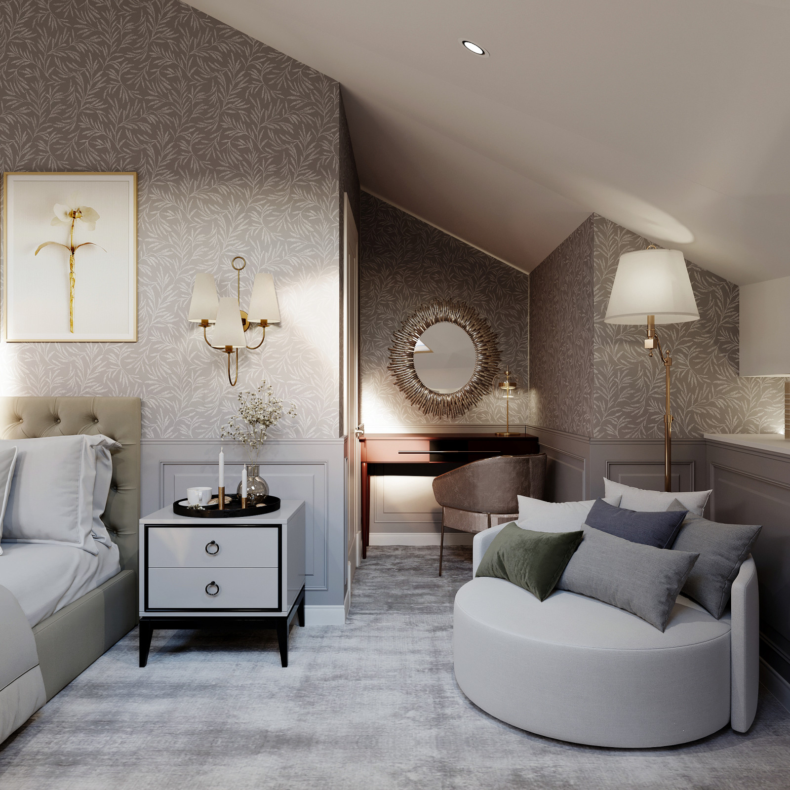 дизайн комнат для частного дома в поселке "Миллениум"