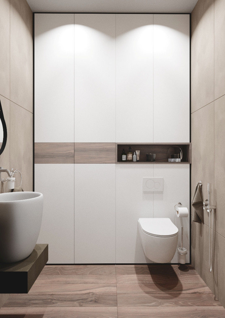 Светлая квартира для молодой девушки