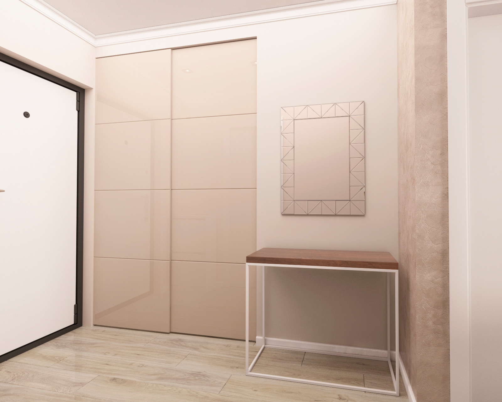 Дизайн 1  комнатной квартиры в ЖК "Аврора-парк", г.Краснодар