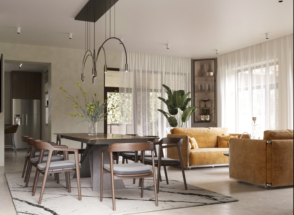 PRIVATE INTERIOR. HOUSE IN ODINTSOVO