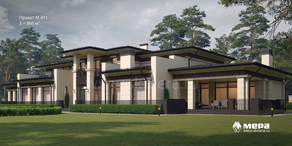 Проекты современных каменных домов