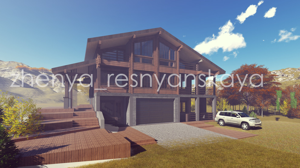 Проект охотничьего дома в Подмосковье