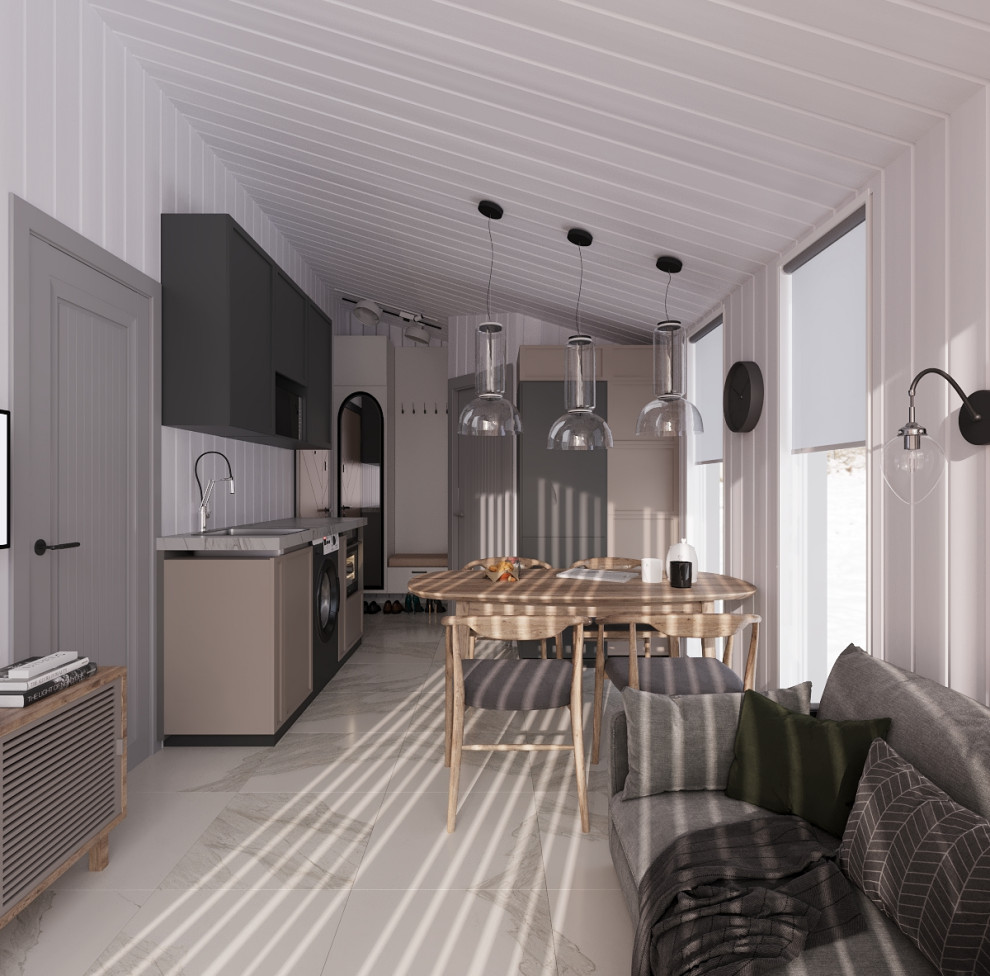 Дизайн интерьера модульного дома