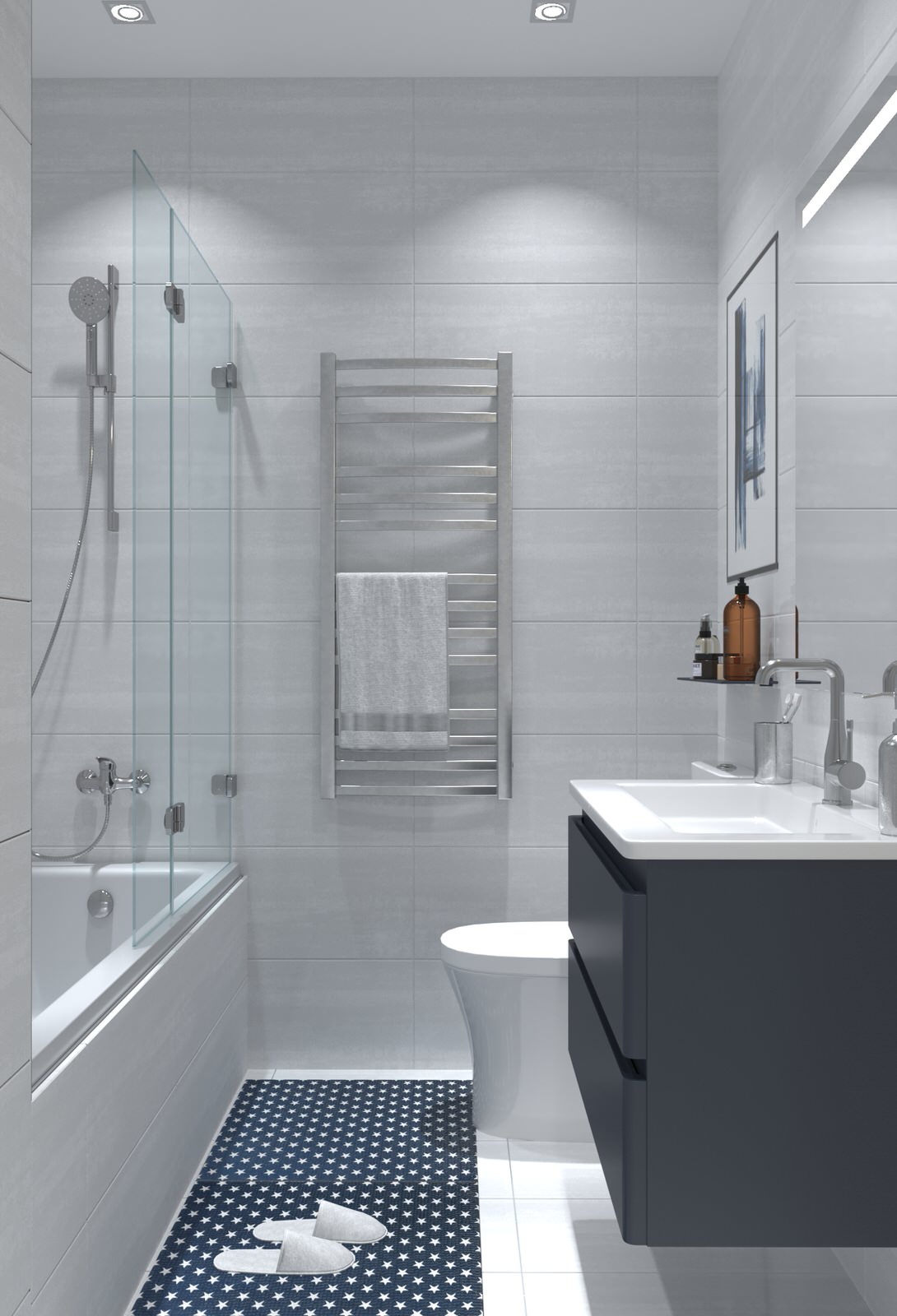 Дизайн-проект 3-х комнатной квартиры